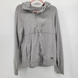 Armani exchange full zip sweatshirt m grey